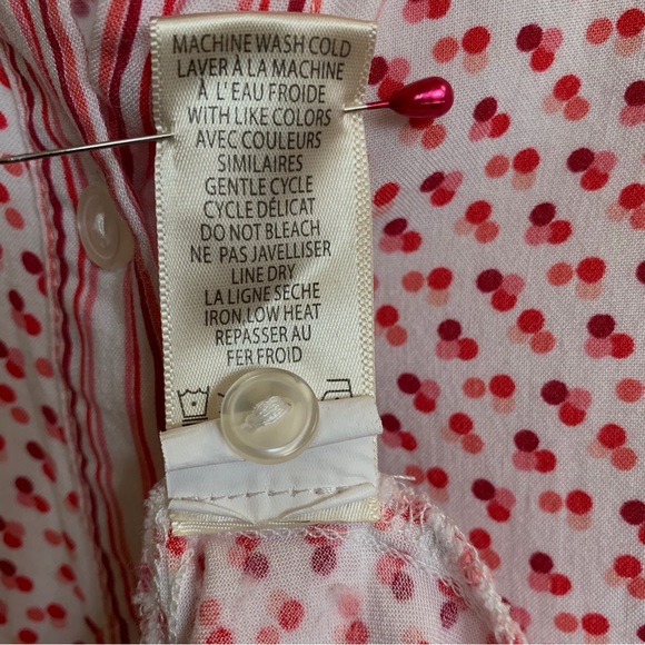 MAX STUDIO TANK TOP SLEEVELESS BUTTON DOWN SHIRT - Picture 8 of 15